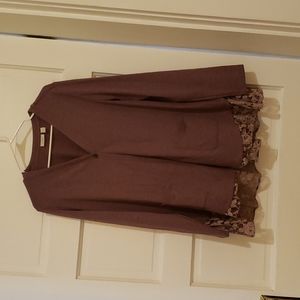 LOGO lounge flowy cardigan